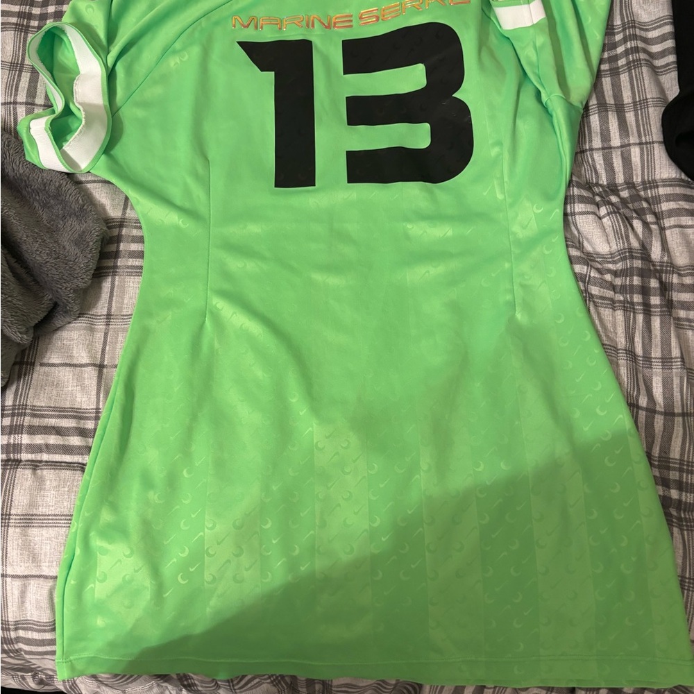 Marine Serre Green Mini Dress